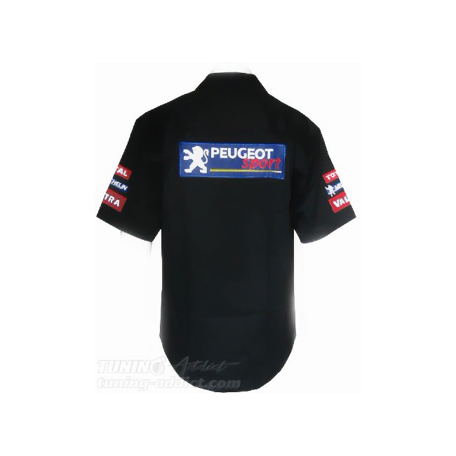 CHEMISE PEUGEOT COULEUR NOIR