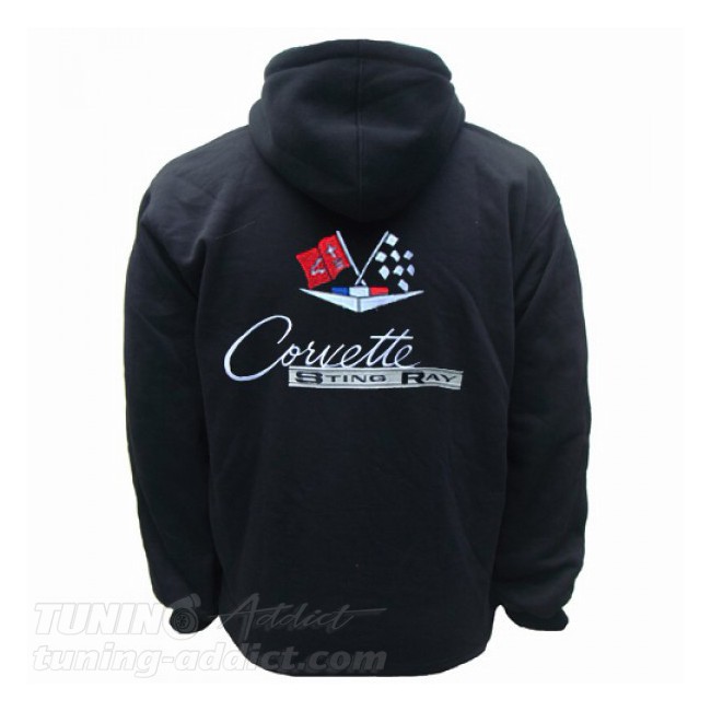 HOODIE CORVETTE C2 STINGRAY SWEAT CAPUCHE