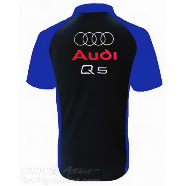 POLO AUDI Q5 COULEUR NOIR ET BLEU