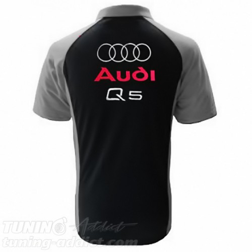 POLO AUDI Q5 COULEUR NOIR ET GRIS