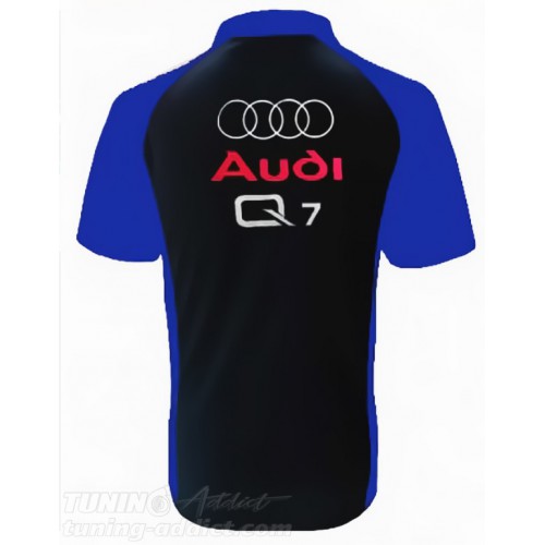 POLO AUDI Q7 COULEUR NOIR ET BLEU