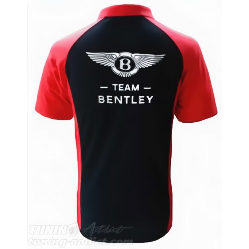 POLO BENTLEY COULEUR NOIR ET ROUGE