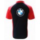 POLO BMW COULEUR NOIR ET ROUGE