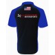 POLO DODGE PIT CREW COULEUR NOIR ET BLEU