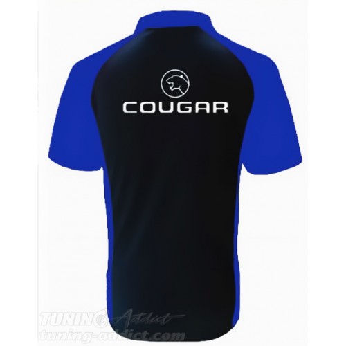 POLO FORD COUGAR COULEUR NOIR ET BLEU