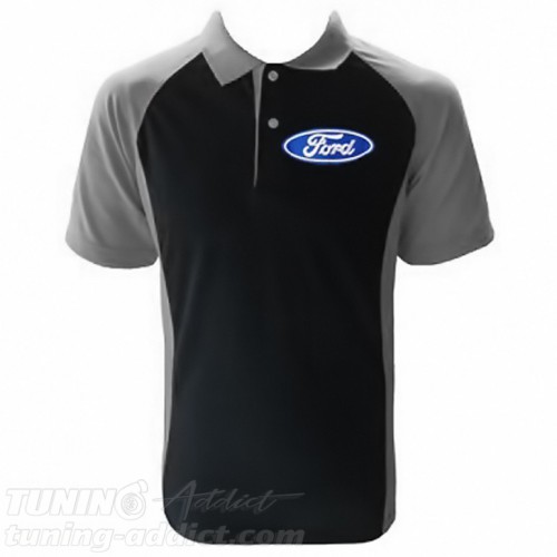 POLO FORD COULEUR NOIR ET GRIS