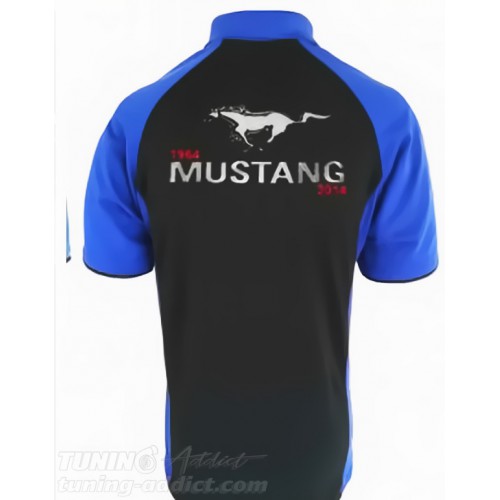 POLO FORD MUSTANG 50 YEARS - NOIR / BLEU