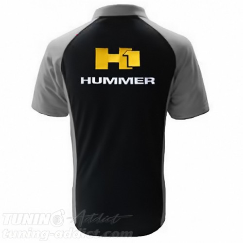 POLO HUMMER H1 - NOIR / GRIS