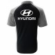 POLO HYUNDAI COULEUR NOIR ET GRIS