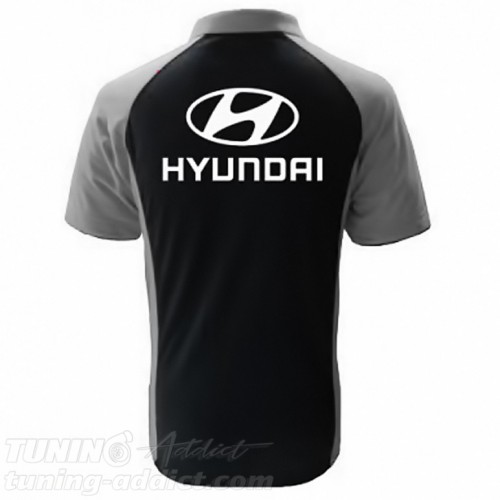 POLO HYUNDAI - NOIR / GRIS