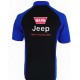 POLO JEEP WARN COULEUR NOIR ET BLEU