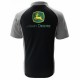 POLO JOHN DEERE COULEUR NOIR ET GRIS