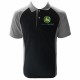 POLO JOHN DEERE COULEUR NOIR ET GRIS