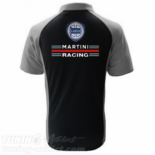 POLO LANCIA MARTINI RACING COULEUR NOIR ET GRIS