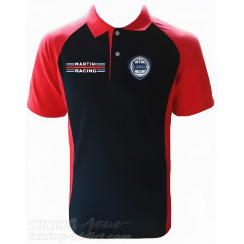 POLO LANCIA MARTINI RACING COULEUR NOIR ET ROUGE