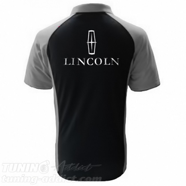 POLO LINCOLN COULEUR NOIR ET GRIS