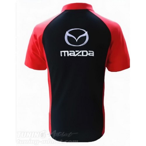 POLO MAZDA - NOIR / ROUGE