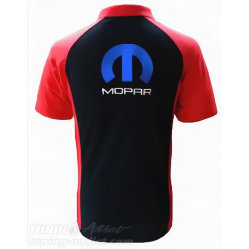 POLO MOPAR - NOIR / ROUGE