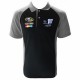 POLO NASCAR COULEUR NOIR ET GRIS