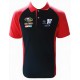 POLO NASCAR COULEUR NOIR ET ROUGE