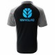 POLO NEW HOLLAND COULEUR NOIR ET GRIS