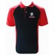 POLO PEUGEOT SPORT COULEUR NOIR ET ROUGE