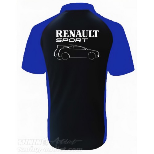 POLO RENAULT SPORT - NOIR / BLEU