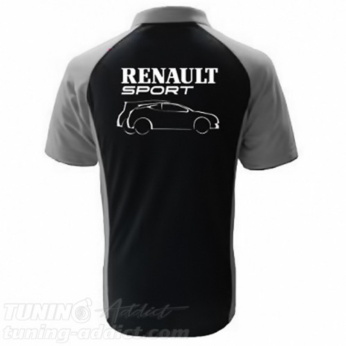 POLO RENAULT SPORT - NOIR / GRIS