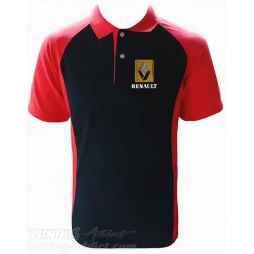 POLO RENAULT SPORT COULEUR NOIR ET ROUGE