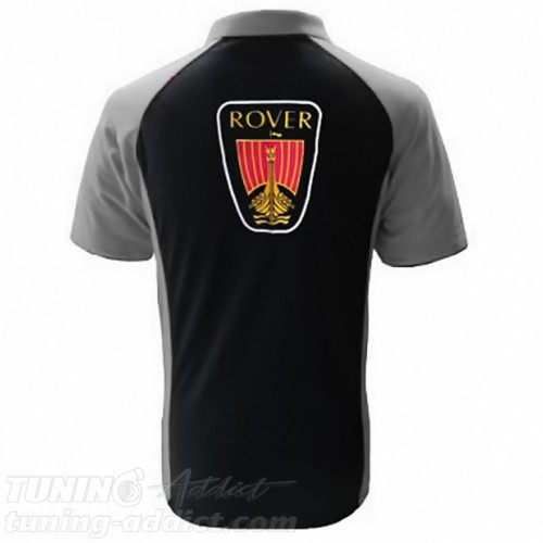 POLO ROVER COULEUR NOIR ET GRIS