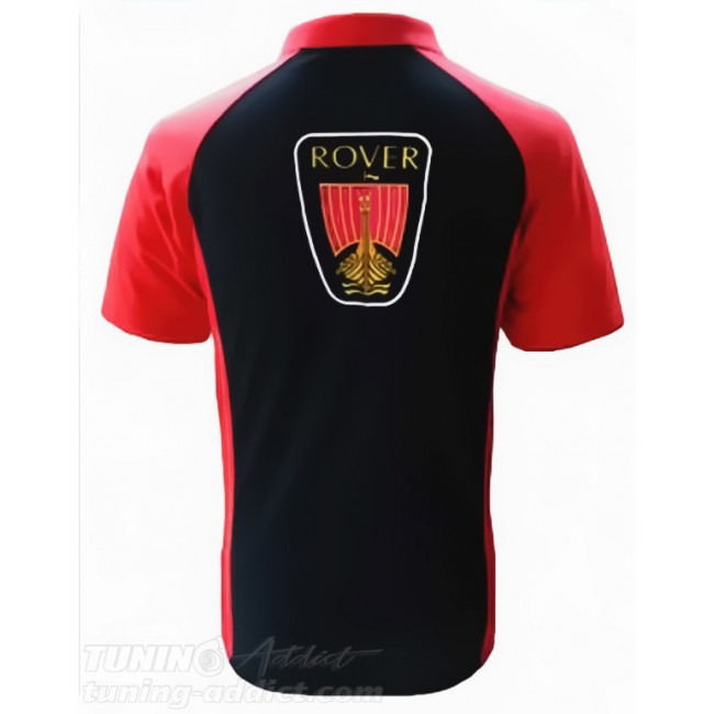 POLO ROVER COULEUR NOIR ET ROUGE