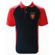 POLO ROVER COULEUR NOIR ET ROUGE