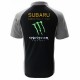 POLO SUBARU MONSTER RACING COULEUR NOIR ET GRIS