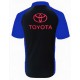 POLO TOYOTA COULEUR NOIR ET BLEU