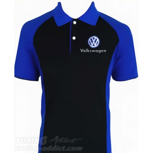 POLO VOLKSWAGEN COULEUR NOIR ET BLEU