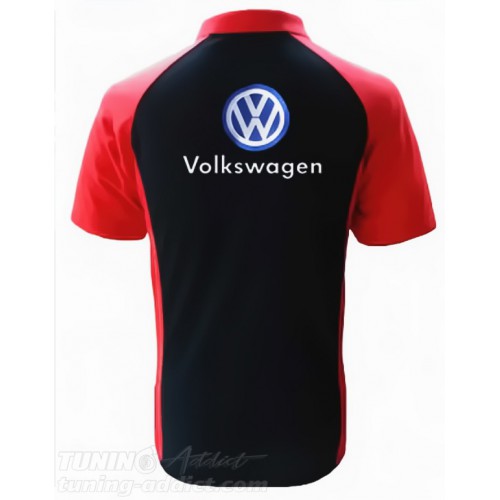 POLO VOLKSWAGEN COULEUR NOIR ET ROUGE