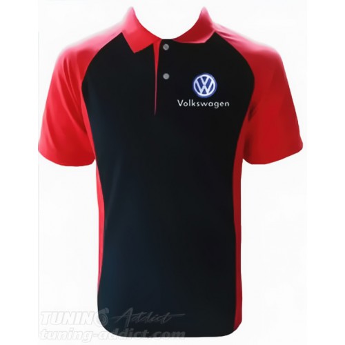 POLO VOLKSWAGEN COULEUR NOIR ET ROUGE