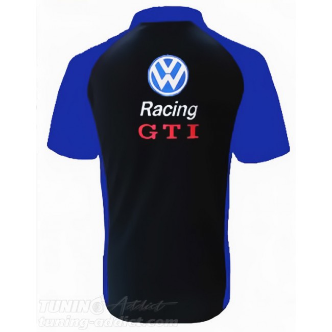 POLO VOLKSWAGEN GTI COULEUR NOIR ET BLEU