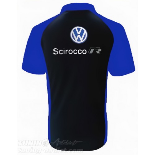 POLO VOLKSWAGEN SCIROCCO - NOIR / BLEU