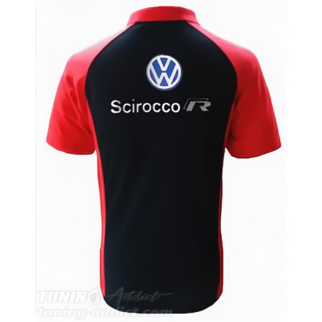 POLO VOLKSWAGEN SCIROCCO R COULEUR NOIR ET ROUGE