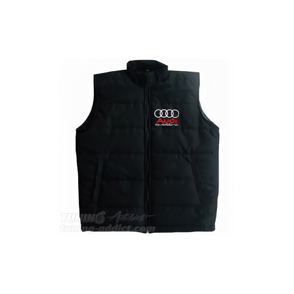 Gilet sans manche Audi Sport noir Homme Collection Officielle Audi