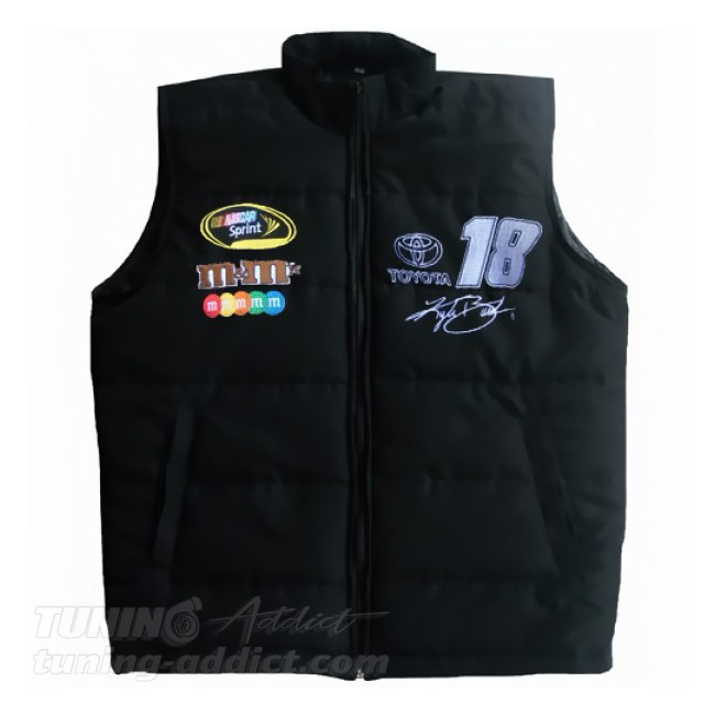 BLOUSON KYLE BUSH NASCAR SANS-MANCHES